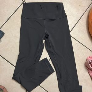 Lululemon size 6 grey leggings